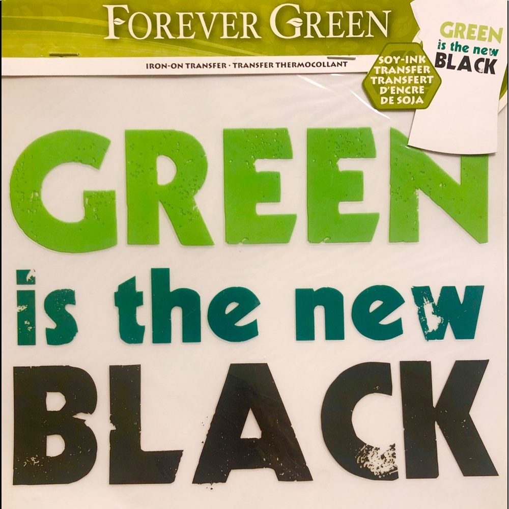 Forever green Iron-on transfer